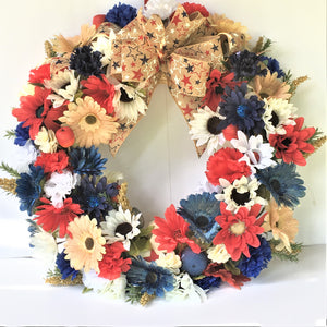 INDEPENDENCE DAY Wreath 26"
