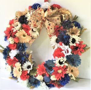 INDEPENDENCE DAY Wreath 26"