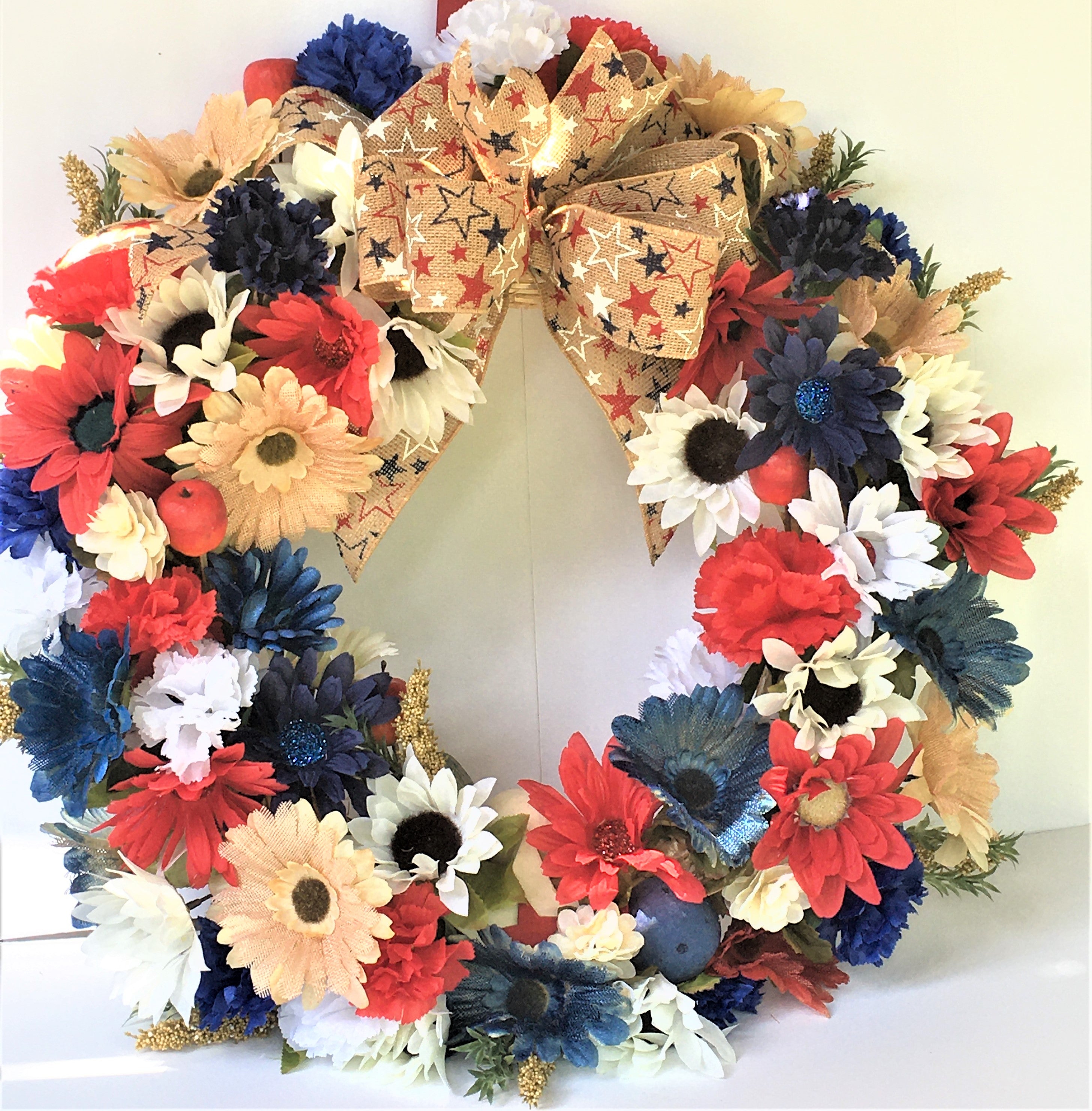 INDEPENDENCE DAY Wreath 26"