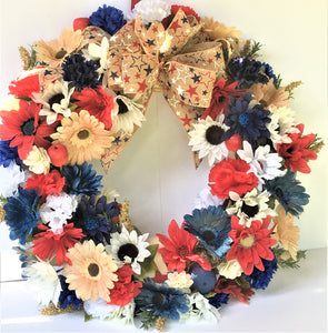 INDEPENDENCE DAY Wreath 26"