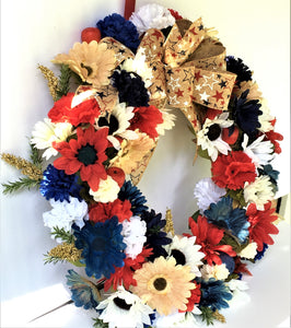 INDEPENDENCE DAY Wreath 26"