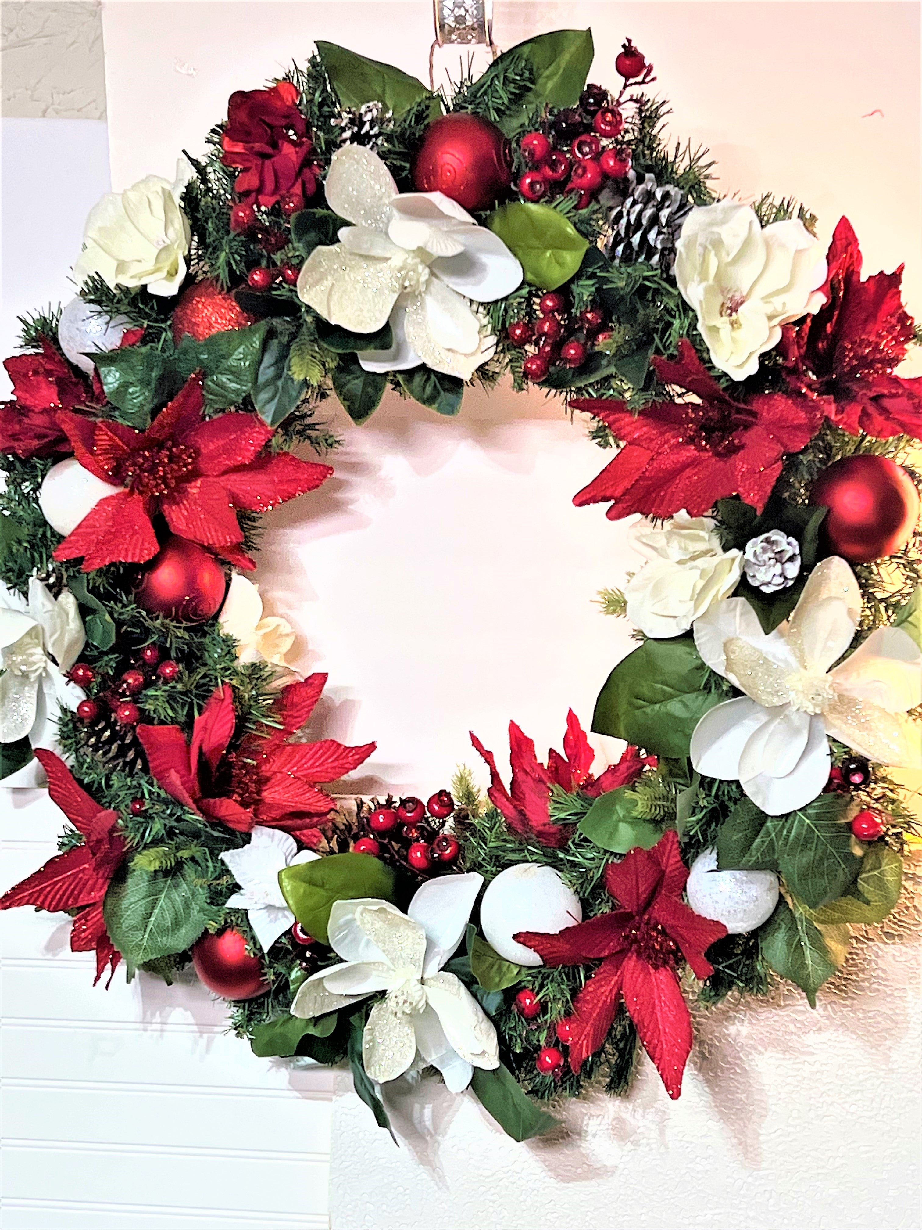 Glamour Xmas Wreath 30" Diameter
