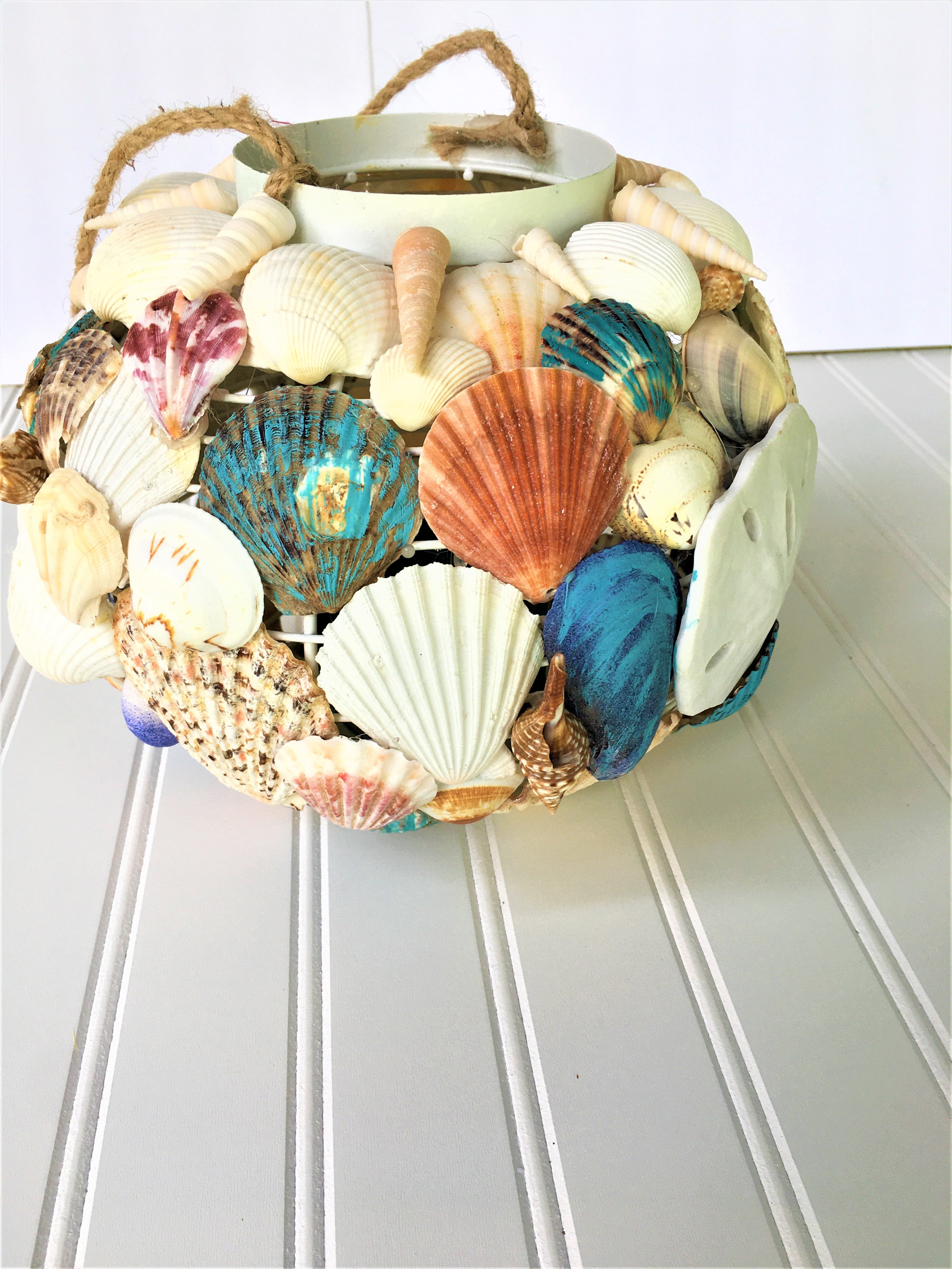 Ocean's Gift Sea Shell Candle holder  8" x 4"