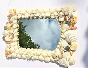 Oceanic Beauty Mirror 20"W X 30"H