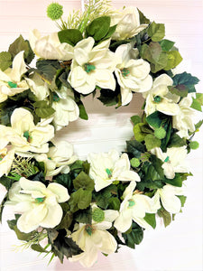 Magnolia Wreath- Spring-Summer Wreath 26/27 "