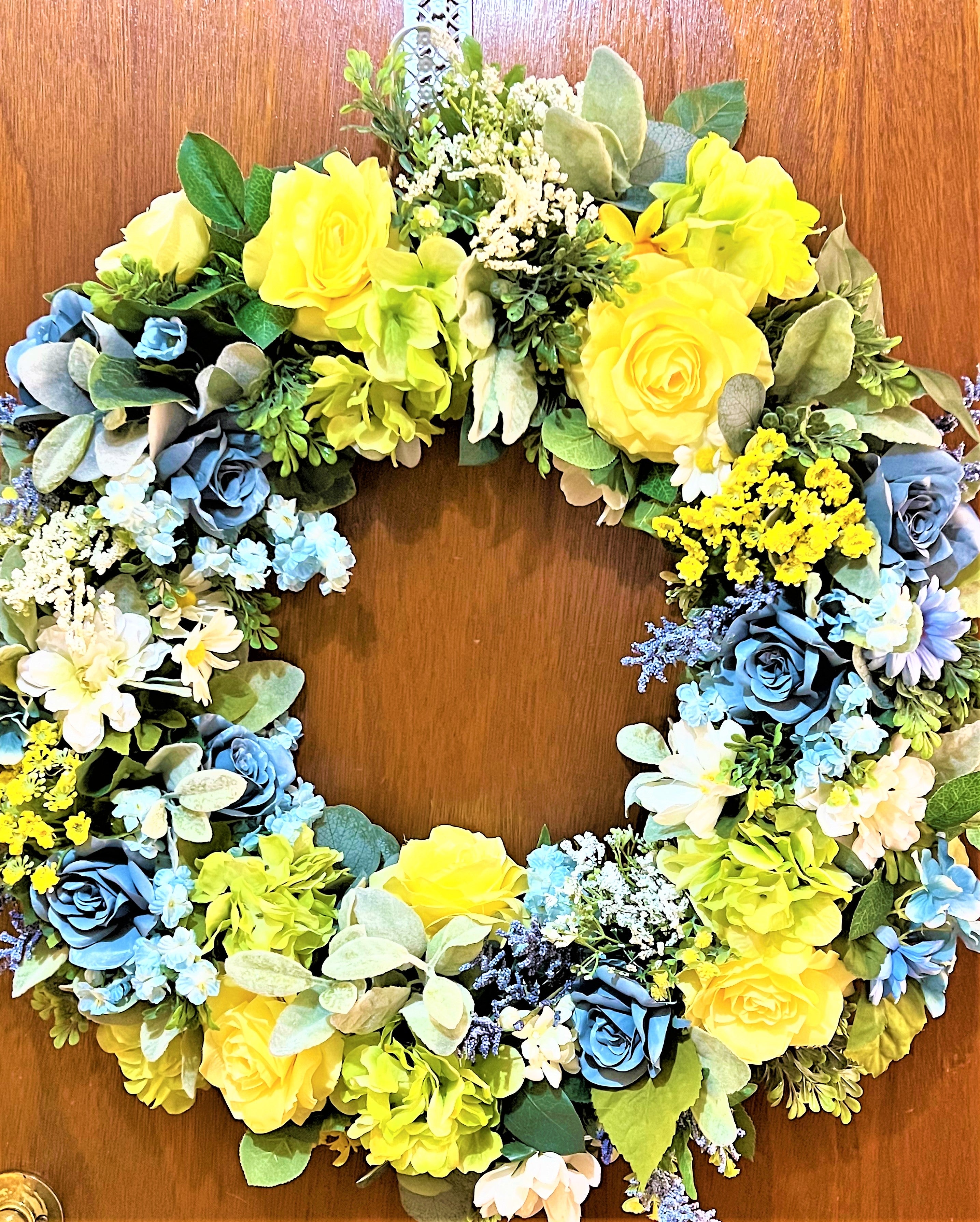 Spring Blossom Wreath -Door Hangers 28"