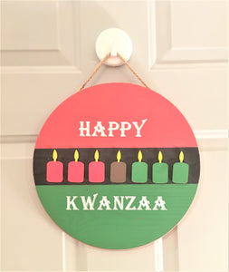 Kwanzaa  Home Decor- Holiday Decor 13" Diameter