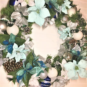 Winter's Splendor Wreath 26"