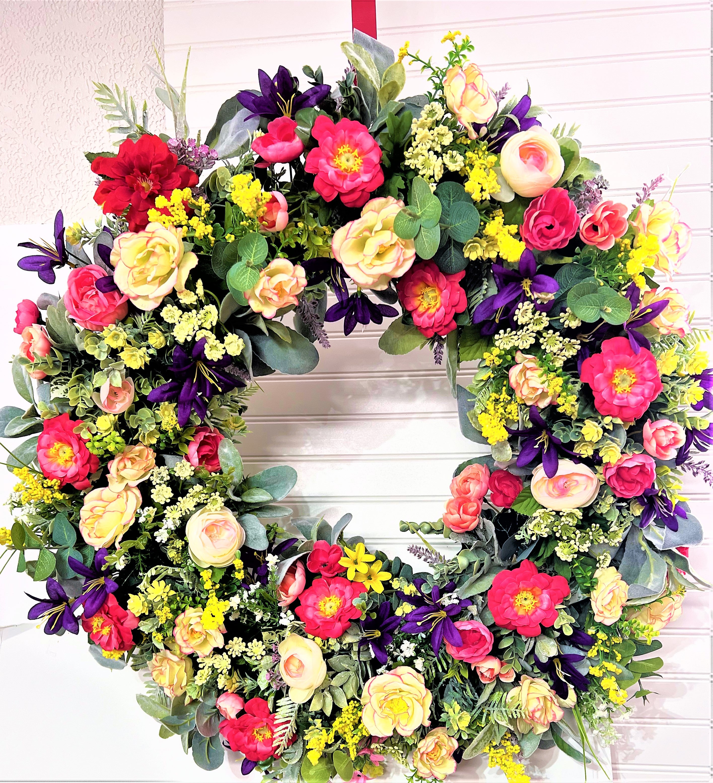 Harmony Spring  Color Wreath  30"