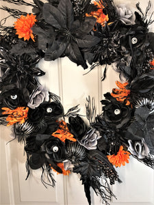 I got An Eye On You Halloween Wreath, 25"