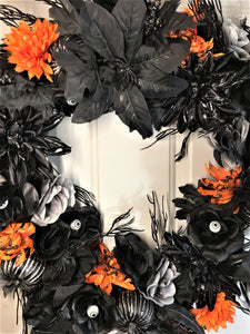 I got An Eye On You Halloween Wreath, 25"