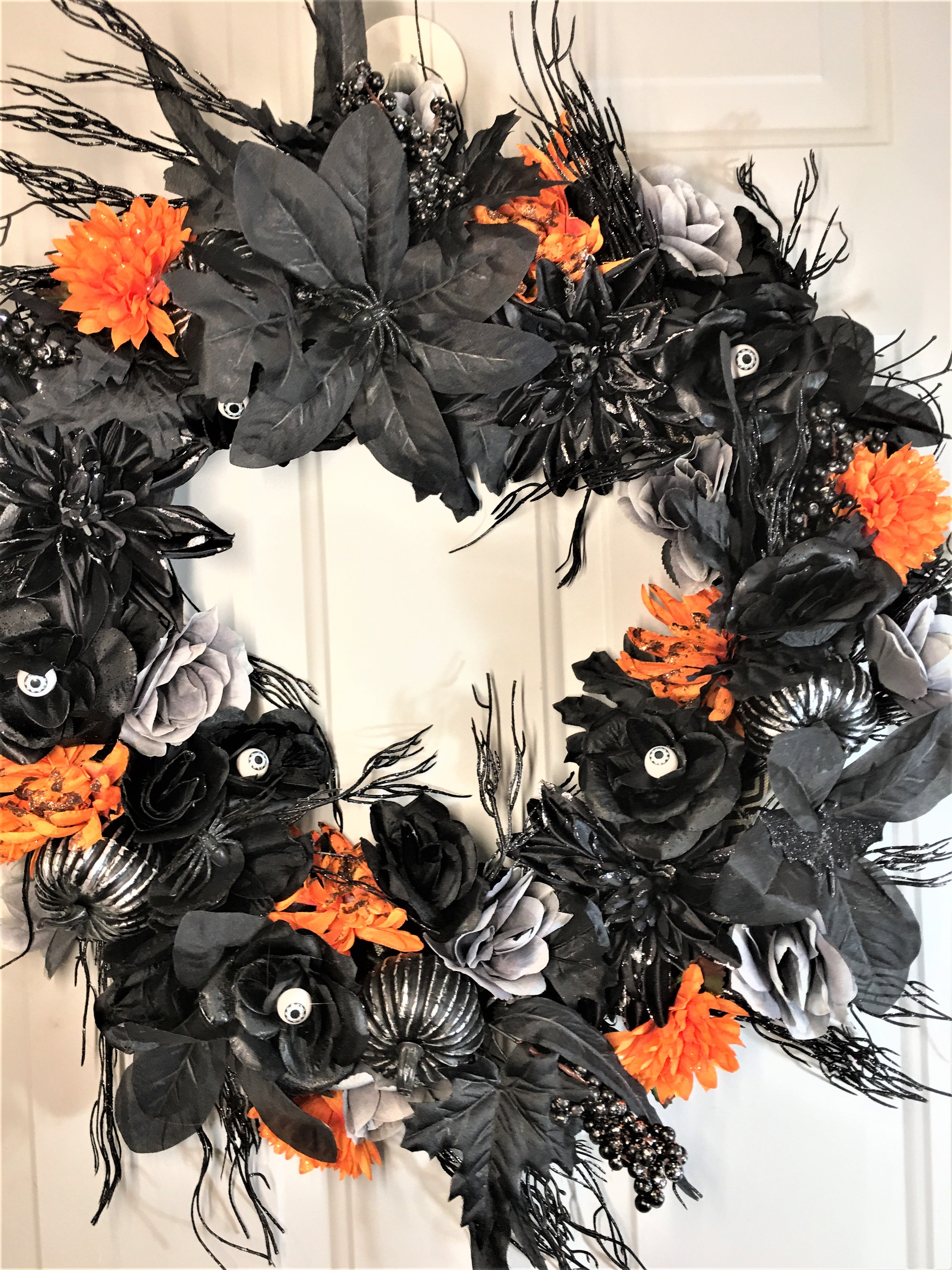 I got An Eye On You Halloween Wreath, 25"