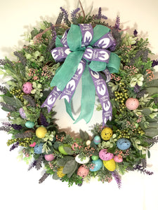 Easter Egg Hunt Wreath 25 inches