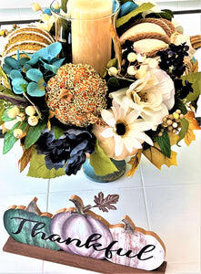 Centerpiece- Give Thanks Pumpkin Centerpiece 20" Diameter 16" H