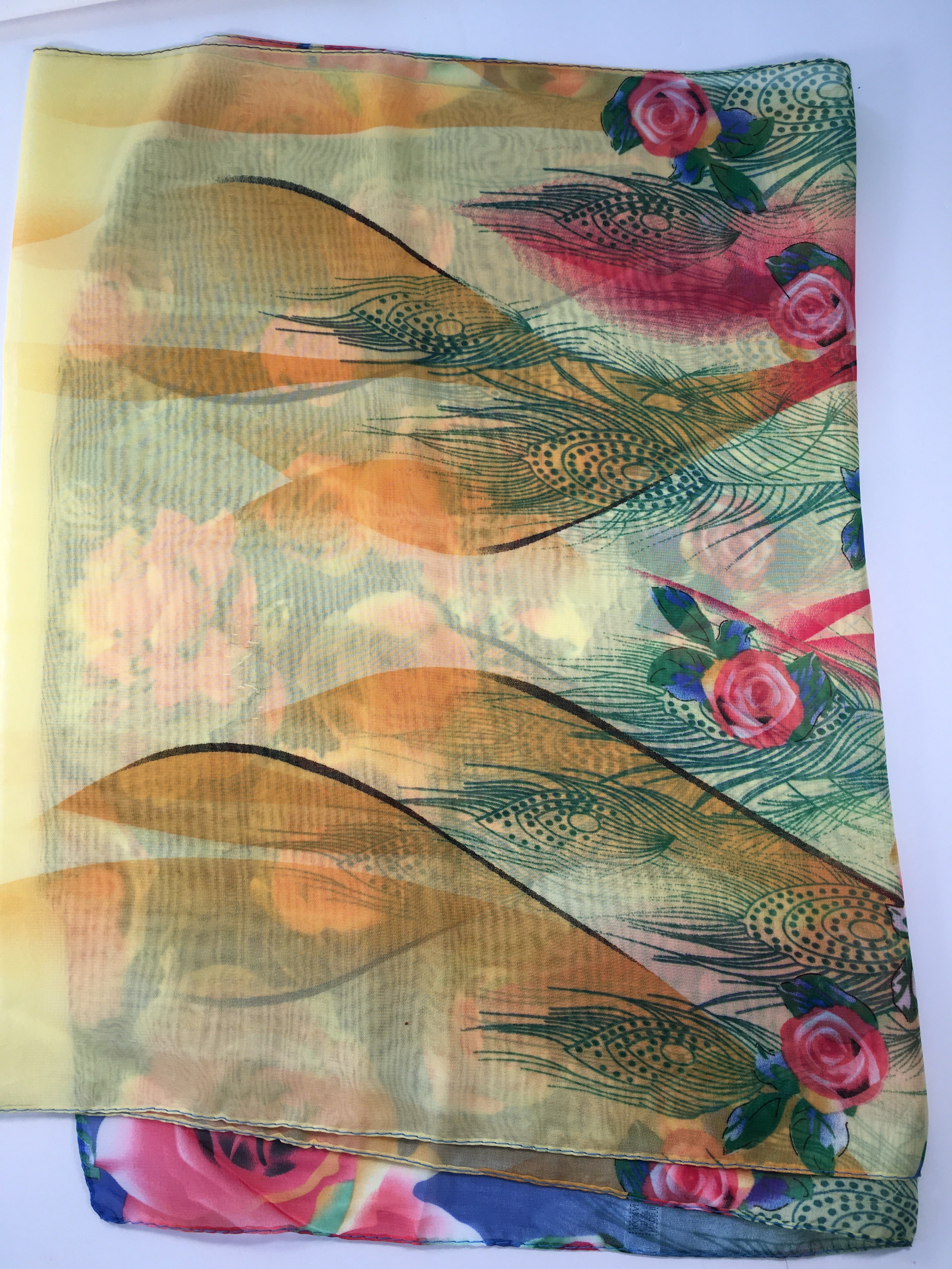 Summer Garden Scarf 58 x 20"