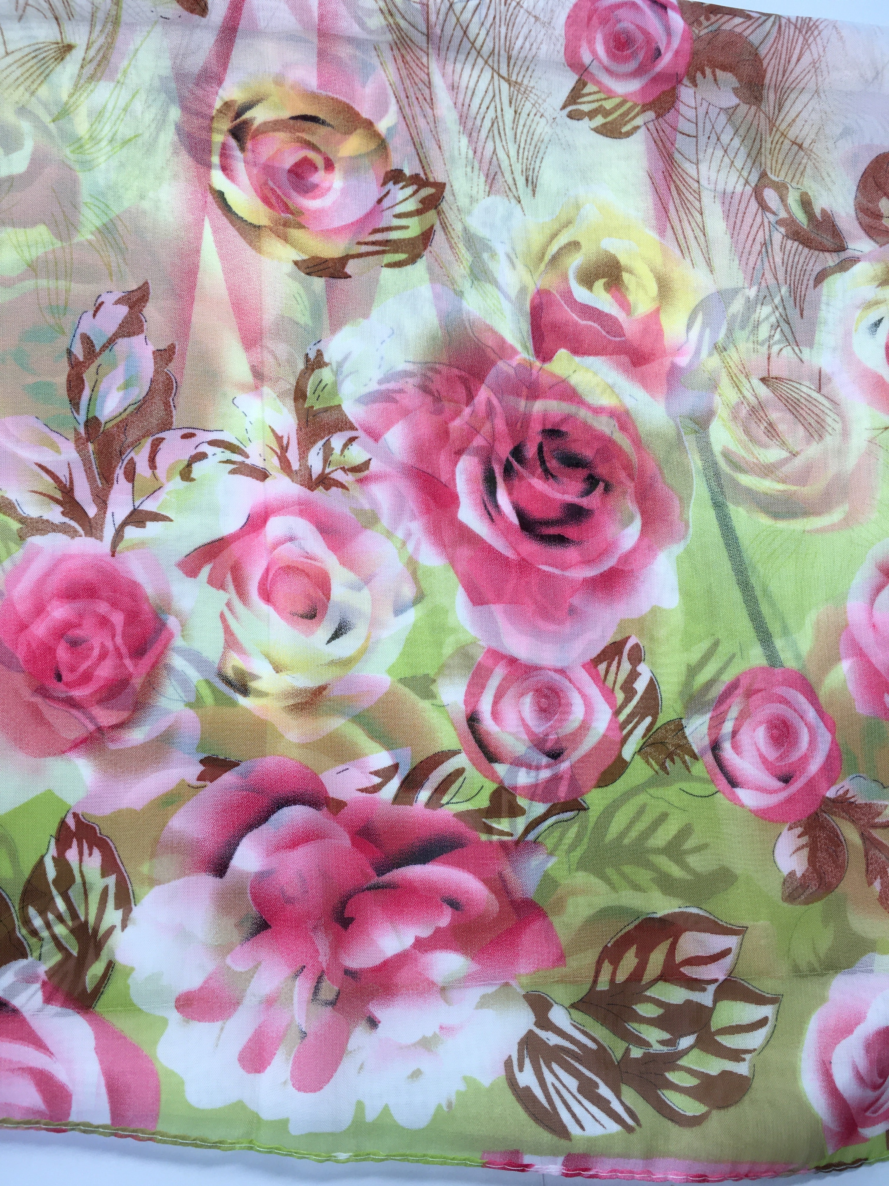 Summer Garden Scarf 58 x 20"