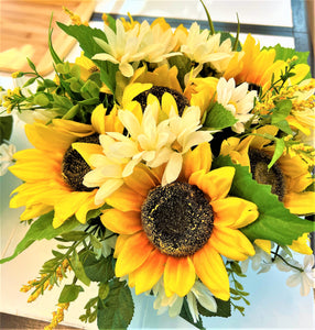 Party-Birthday-Wedding-Shower Flowers Arrangements 10"H X12" W