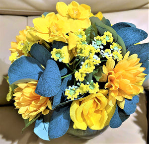Party-Birthday-Wedding-Shower Flowers Arrangements 10"H X12" W