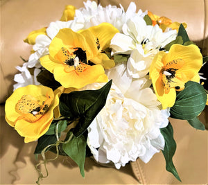 Party-Birthday-Wedding-Shower Flowers Arrangements 10"H X12" W