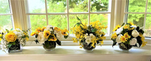 Party-Birthday-Wedding-Shower Flowers Arrangements 10"H X12" W