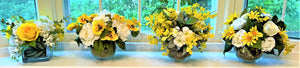 Party-Birthday-Wedding-Shower Flowers Arrangements 10"H X12" W