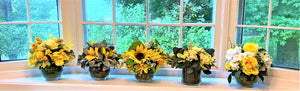 Party-Birthday-Wedding-Shower Flowers Arrangements 10"H X12" W