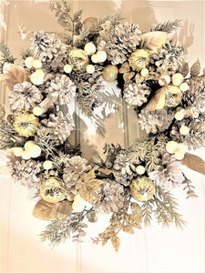 Walking In Winter Wonderland Wreath 25 inches Diameter