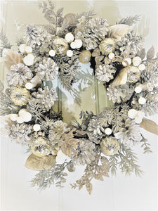 Walking In Winter Wonderland Wreath 25 inches Diameter