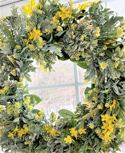 Welcome To Spring Summer Wreath 22"
