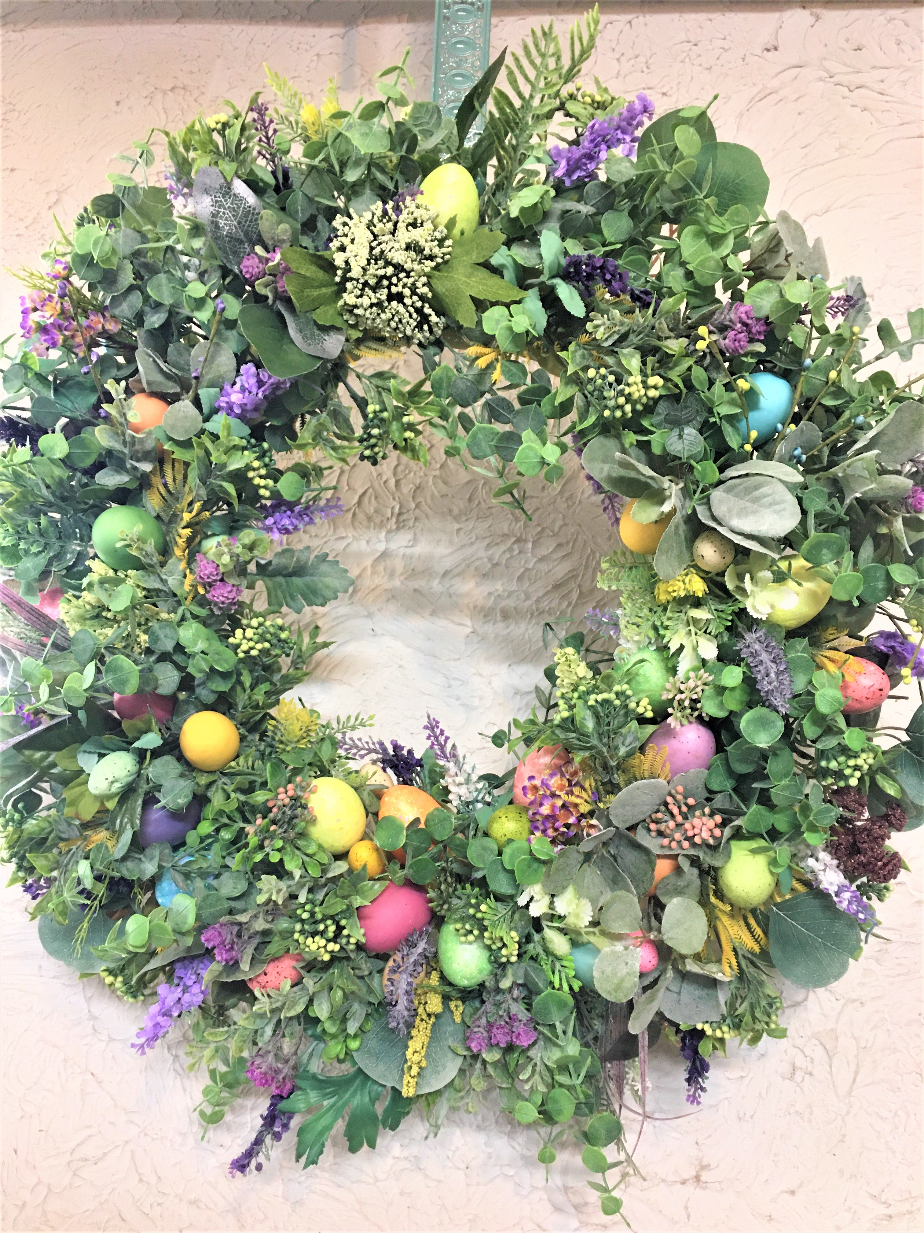 Easter Egg Hunt Wreath 25 inches