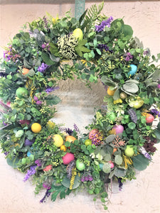 Easter Egg Hunt Wreath 25 inches