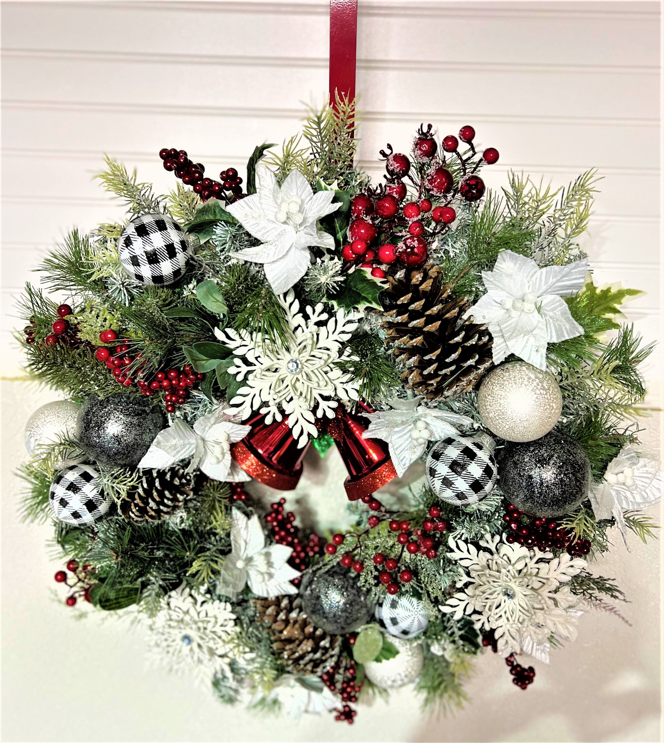 Ring The Bell Christmas Wreath 26"