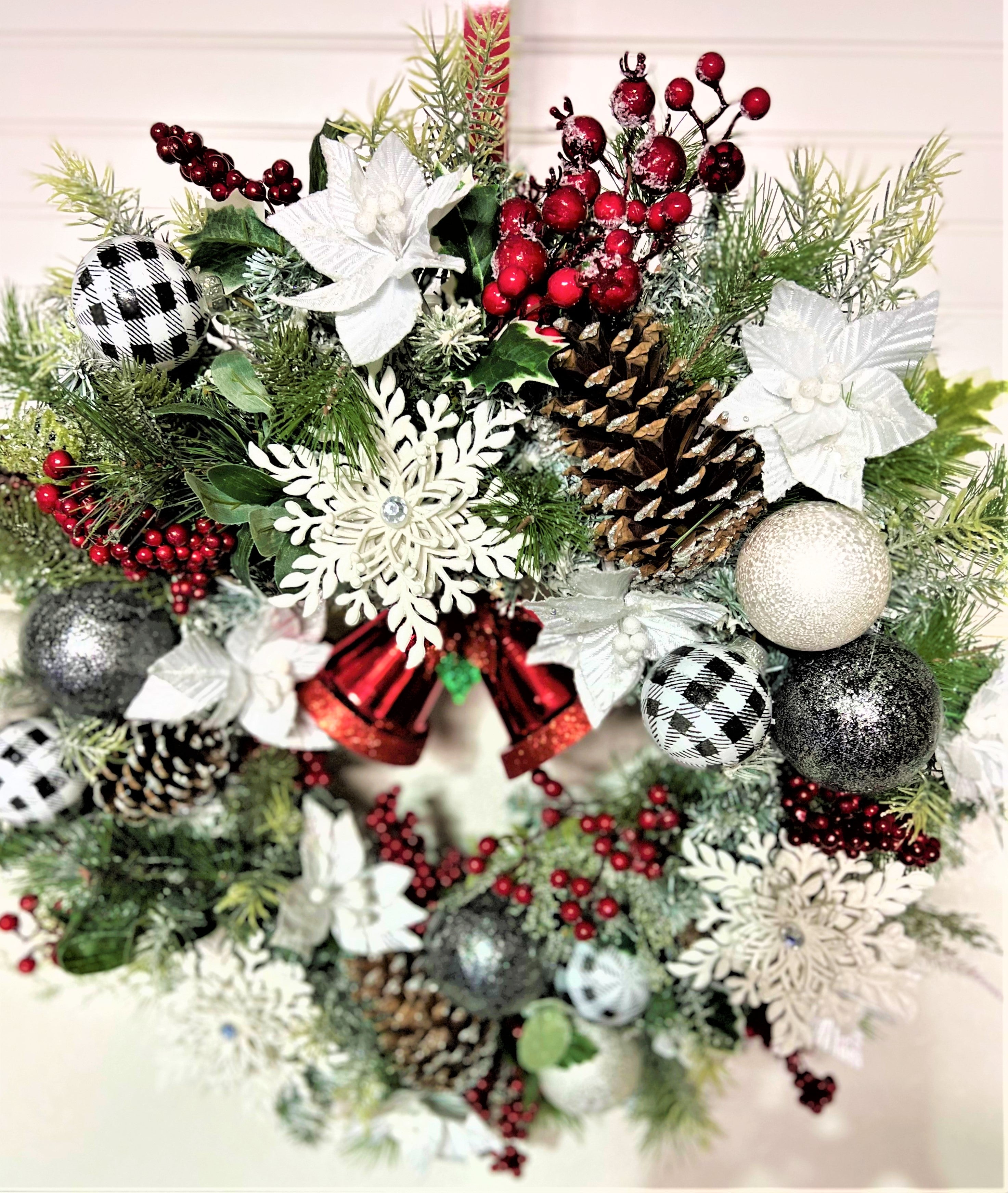 Ring The Bell Christmas Wreath 26"