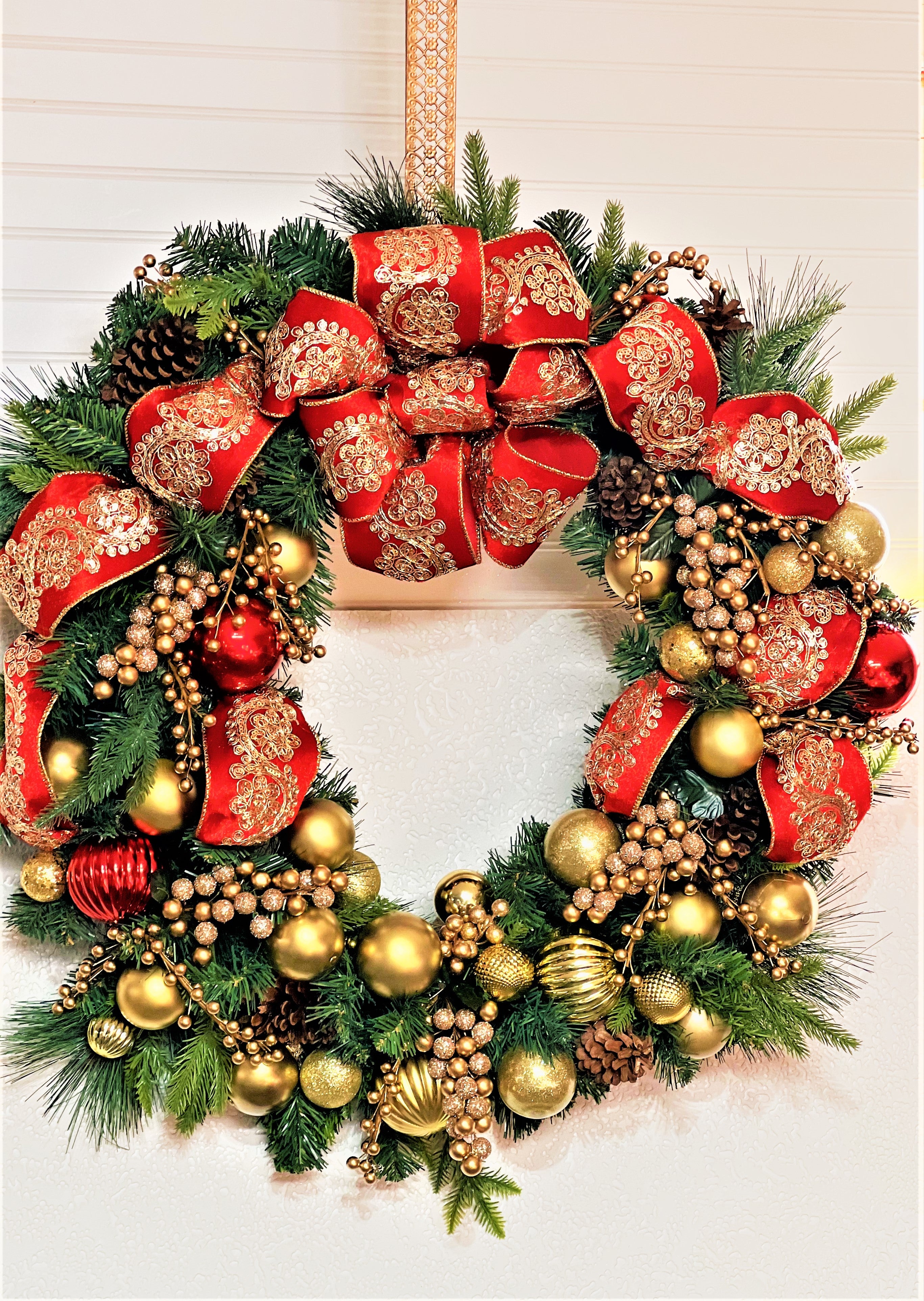 Festive Luxury Christmas Wreath 30"