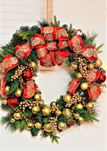 Festive Luxury Christmas Wreath 30"