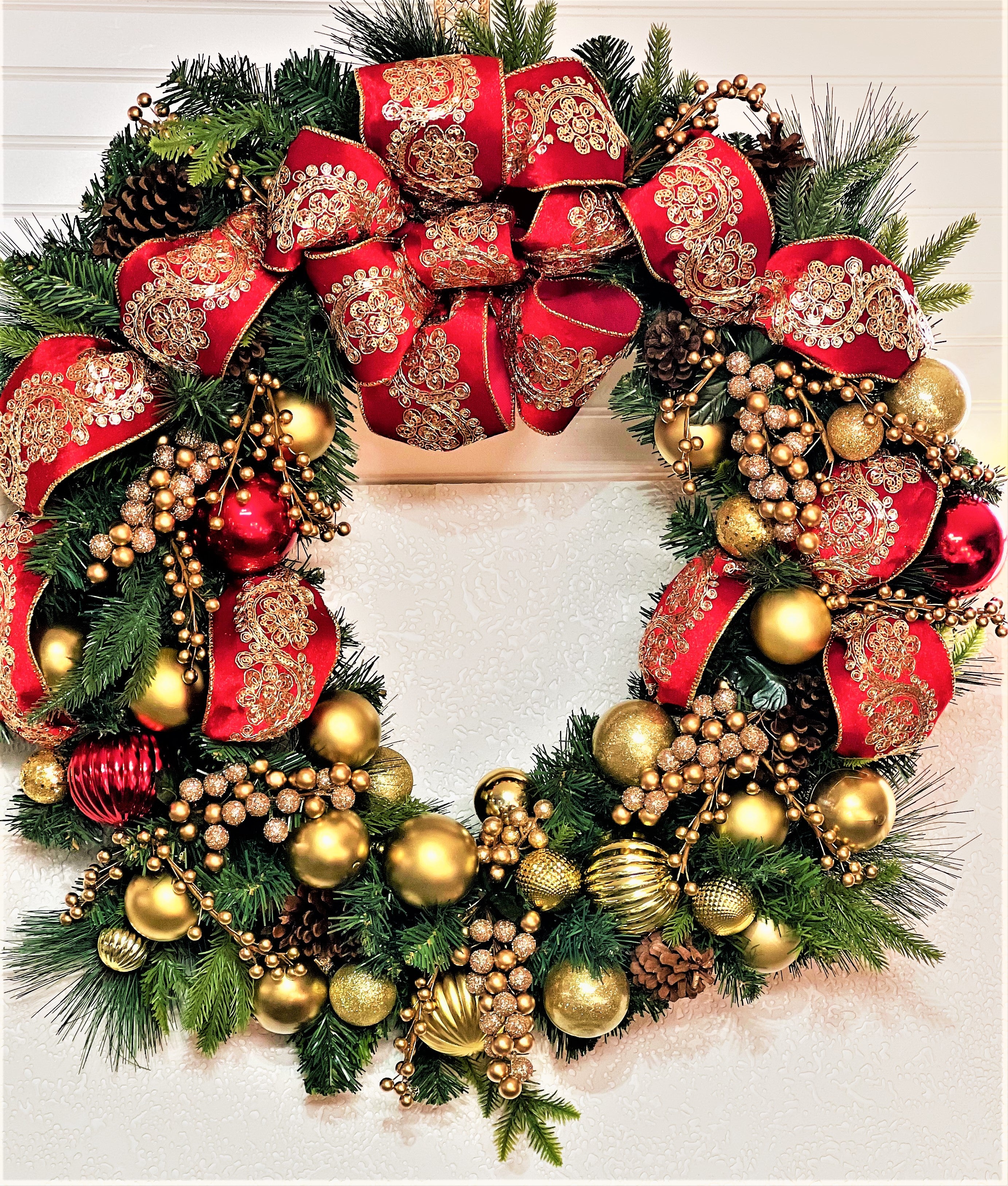 Festive Luxury Christmas Wreath 30"