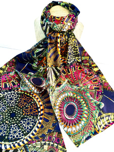 Head Wrap Scarves, Lady's Scarves 36 " x 36 " and 70" L x 11 " Wide
