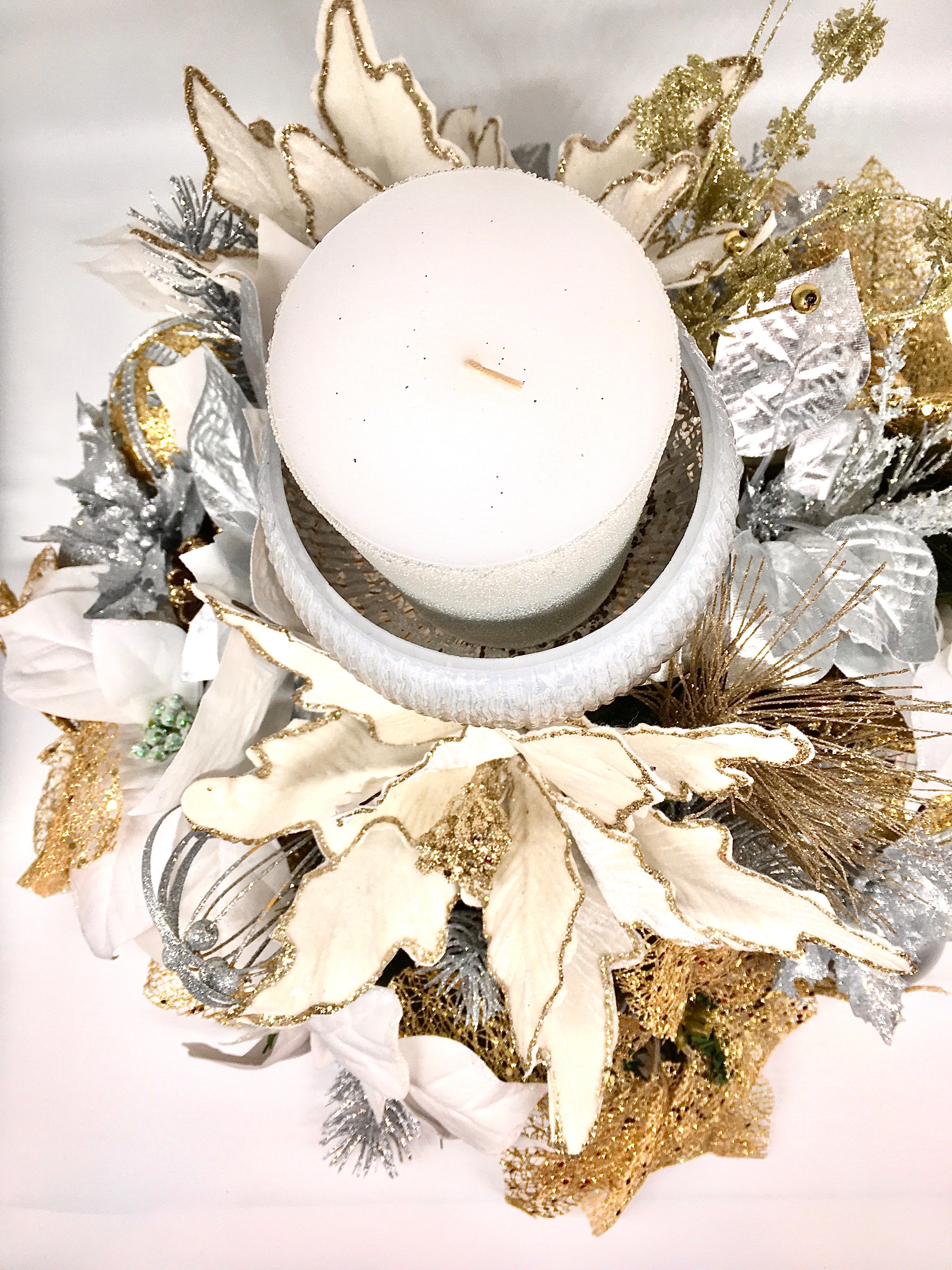 Sparkling Branch Winter Centerpiece, 22 x 14"