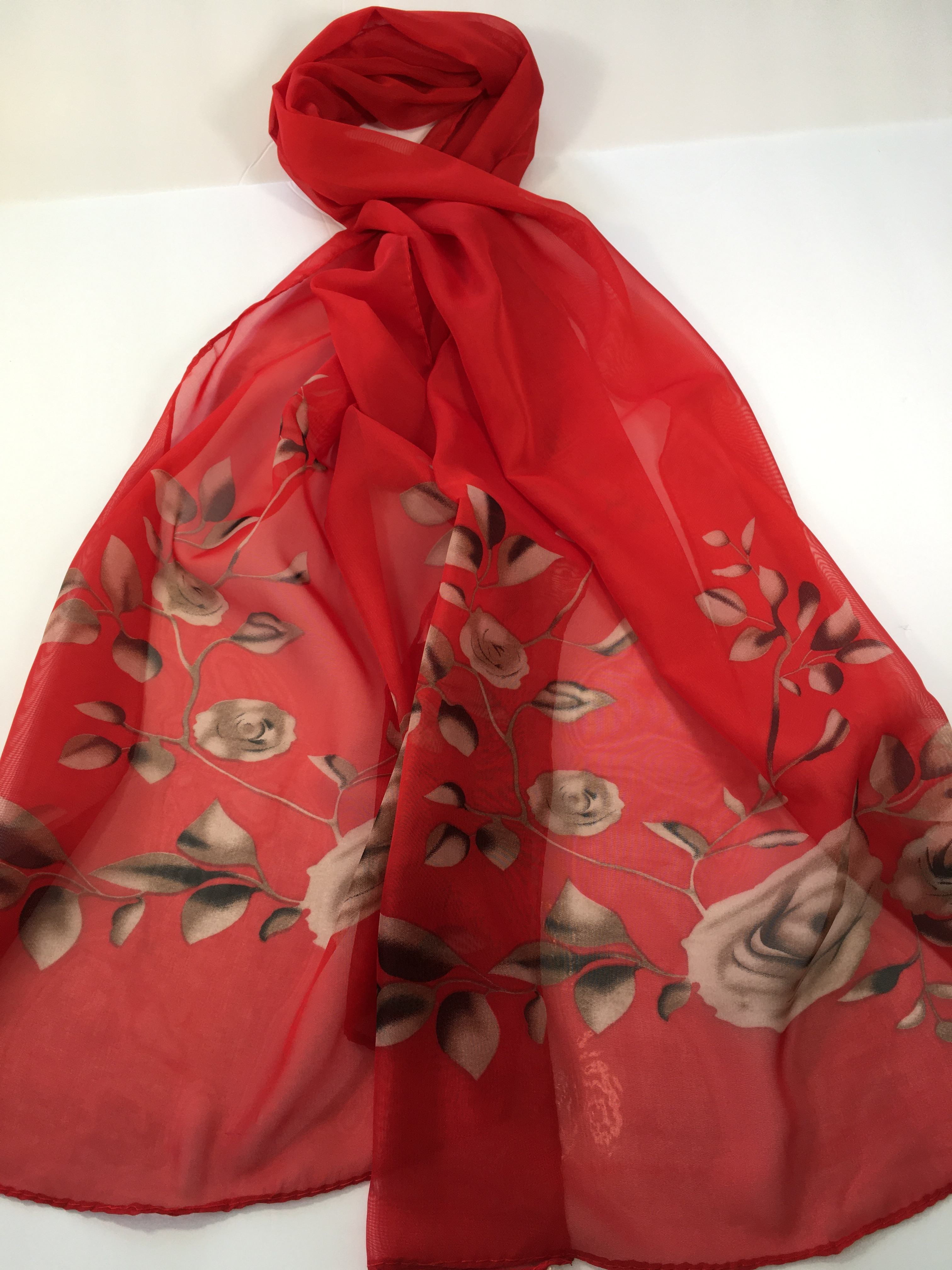 Summer Garden Scarf 58 x 20"