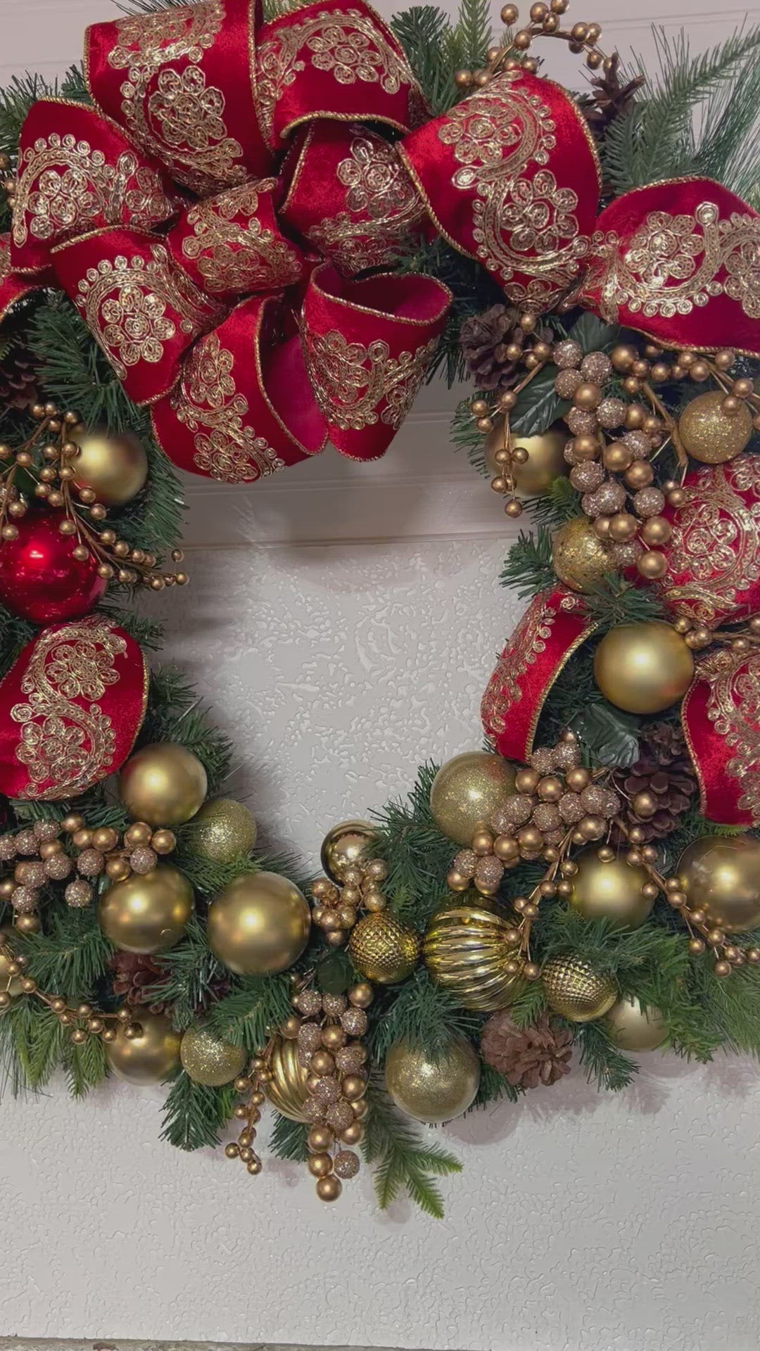 Festive Luxury Christmas Wreath 30"