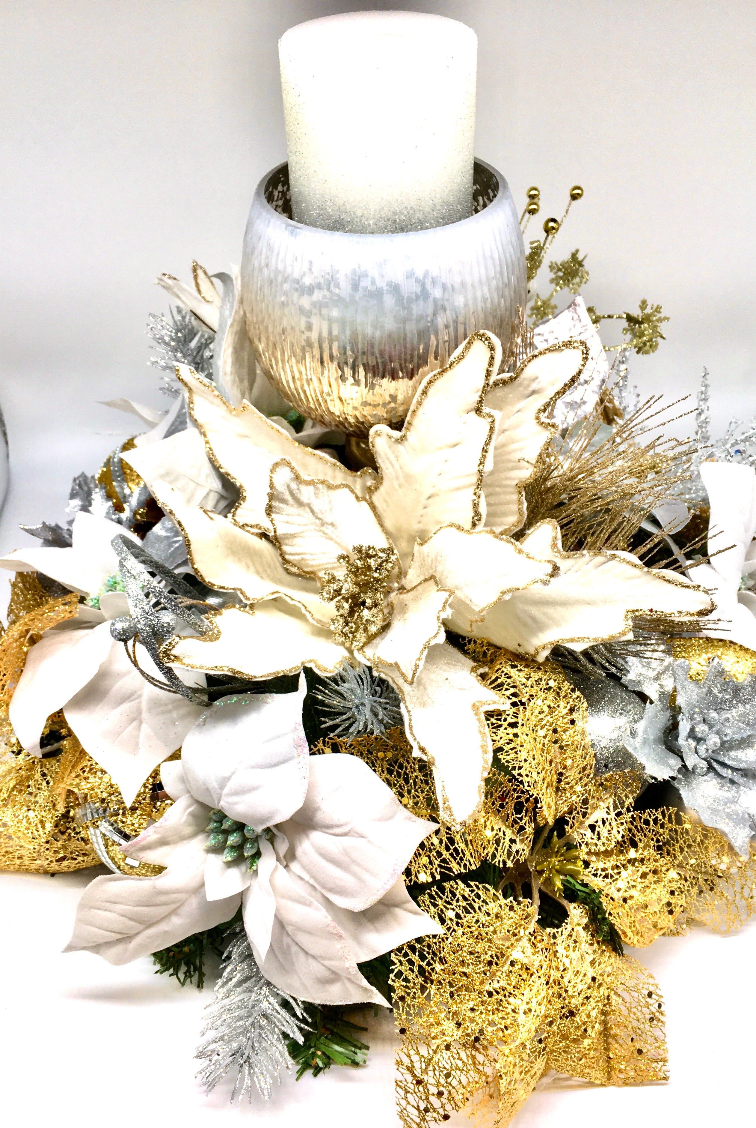 Sparkling Branch Winter Centerpiece, 22 x 14"
