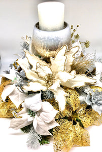 Sparkling Branch Winter Centerpiece, 22 x 14"