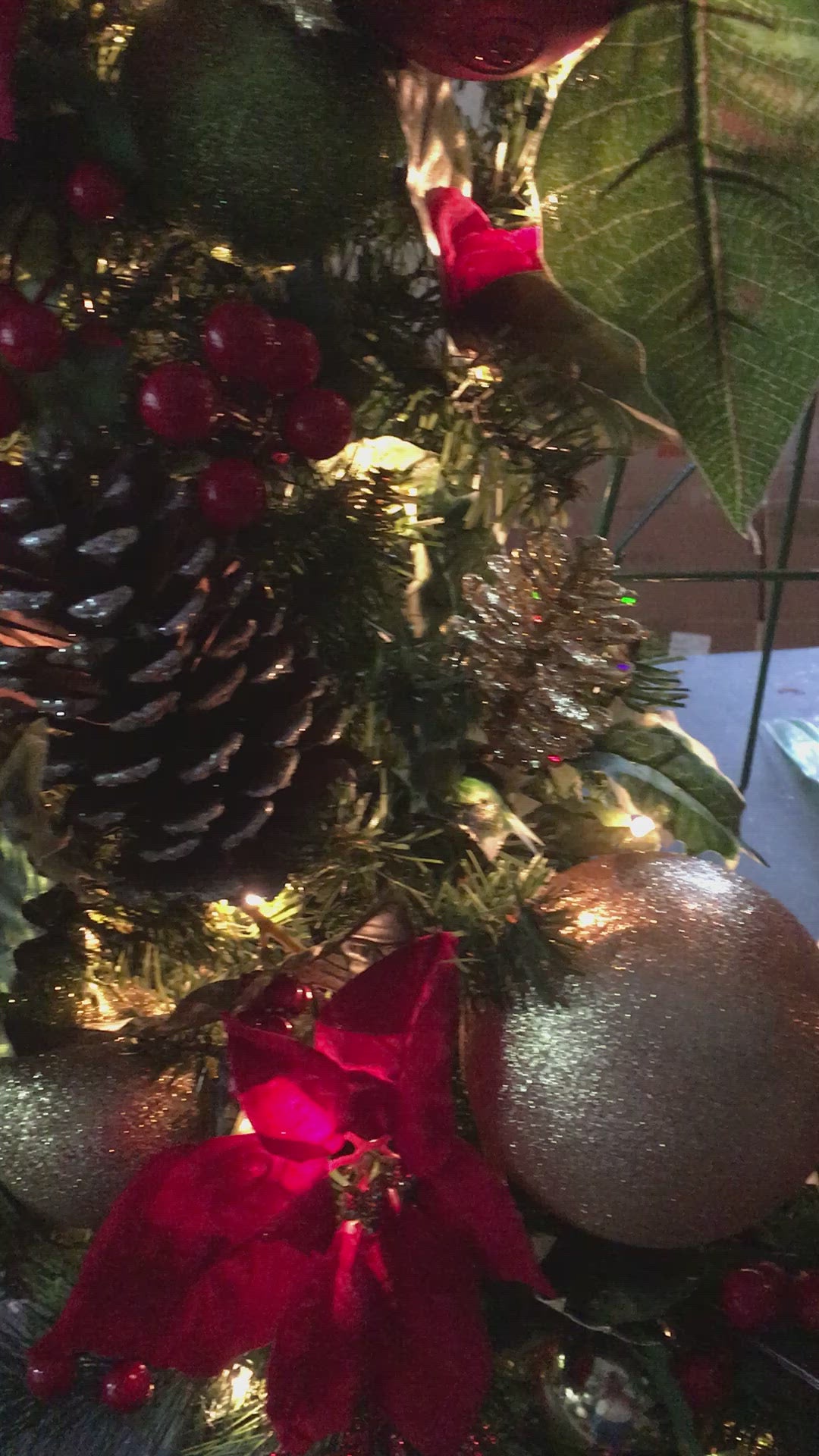 Embrace the Magic of the Season with Our Enchanting Christmas Wreath 30"X8"H