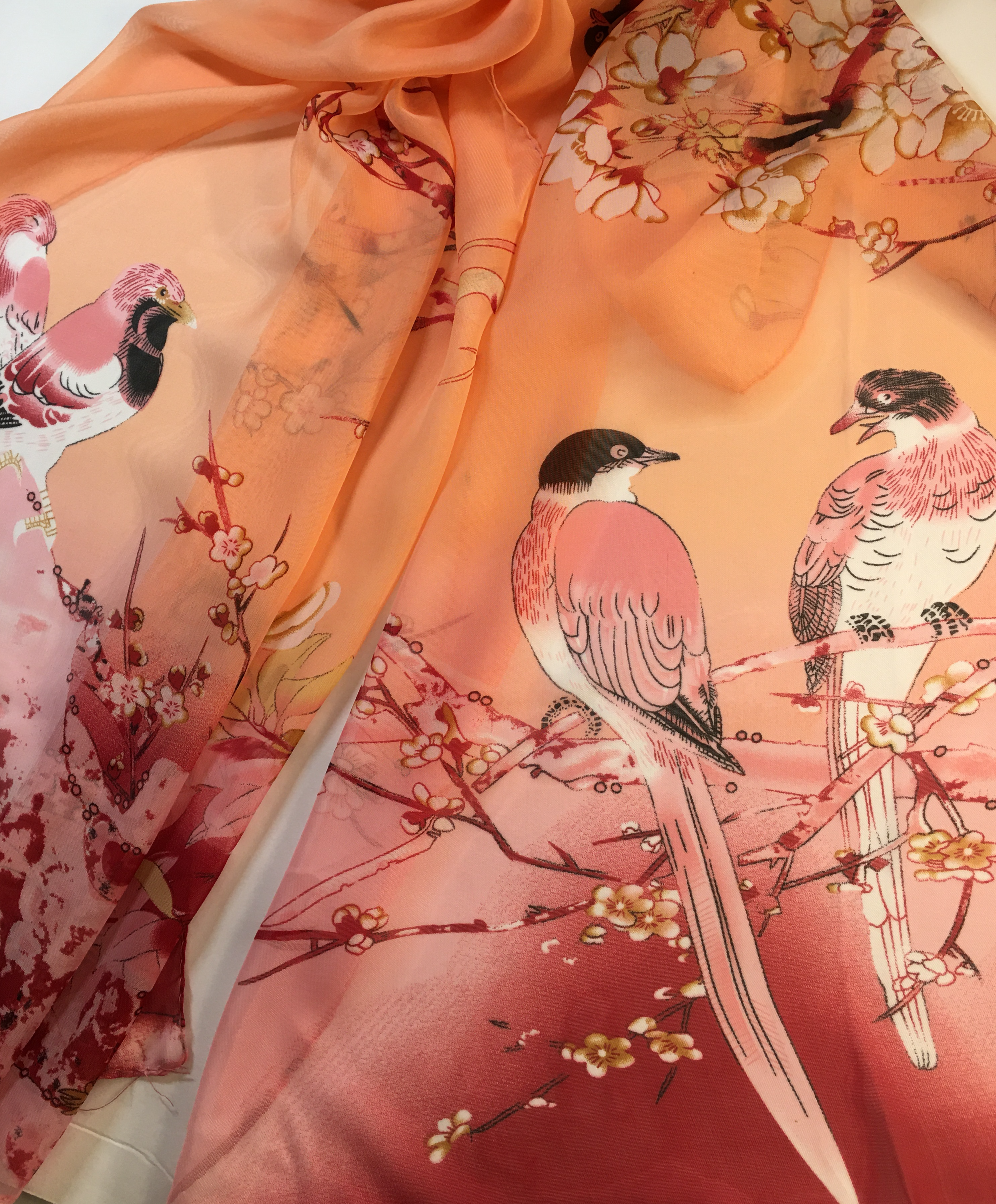 Summer Garden Scarf 58 x 20"