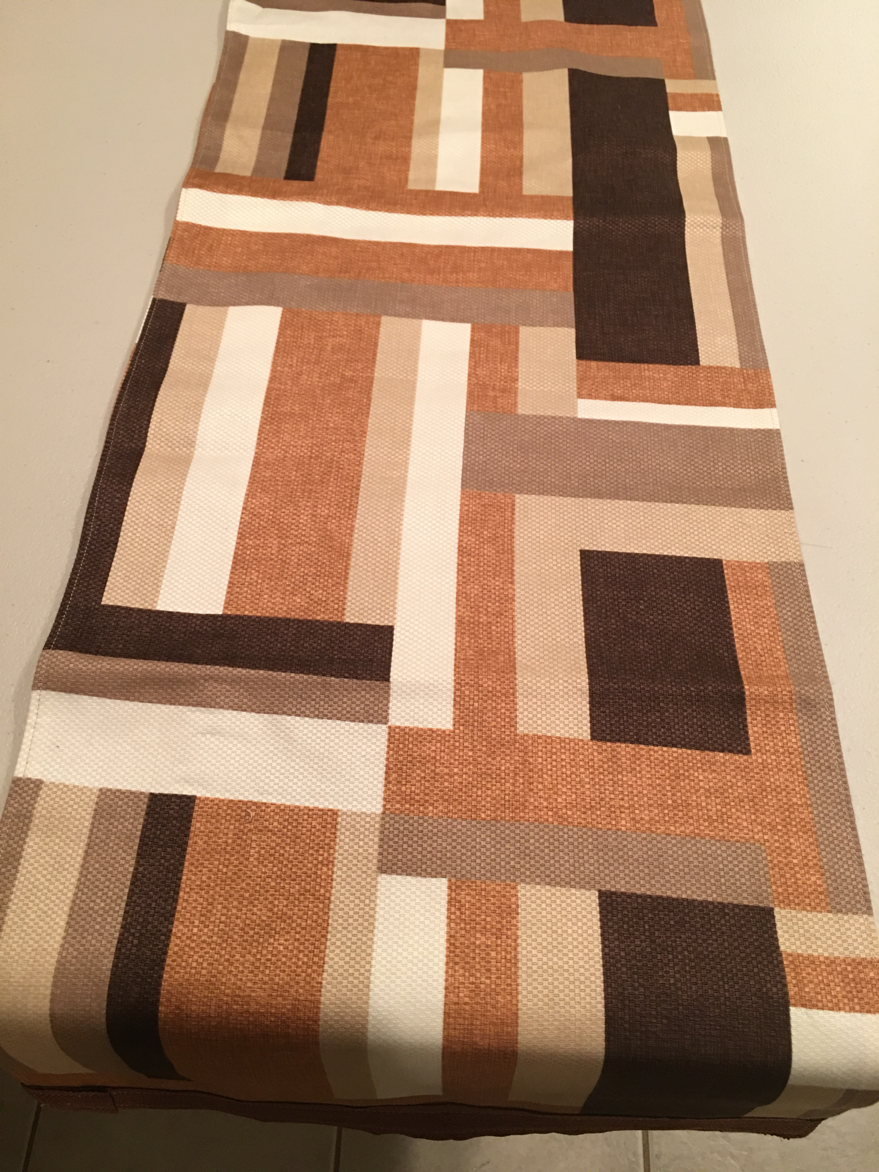 Earth Tone Table Runner 72" X 15"