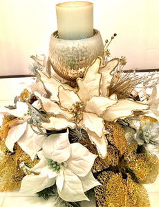 Sparkling Branch Winter Centerpiece, 22 x 14"
